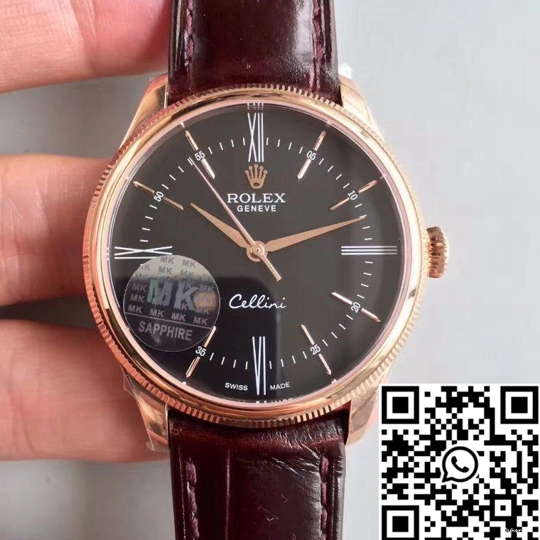 630 Cellini V4 Factory WeatherProof Black 50505 Rolex Dial MKS 0824